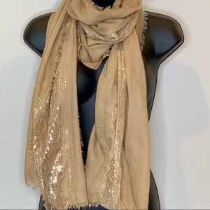 Large Long Sequins Scarf